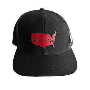 WE THE PEOPLE Hat Baseball Ball Cap Adjustable Black by Branded Bills